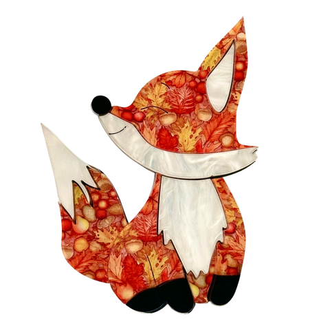 Maple the Fox 🦊 🍁 - Brooch