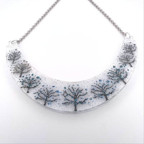 Winter tree - necklace