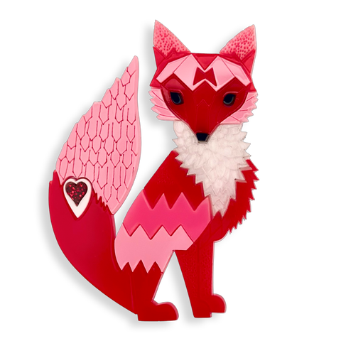 Cherry 🍒 the Fox 🦊 - brooch