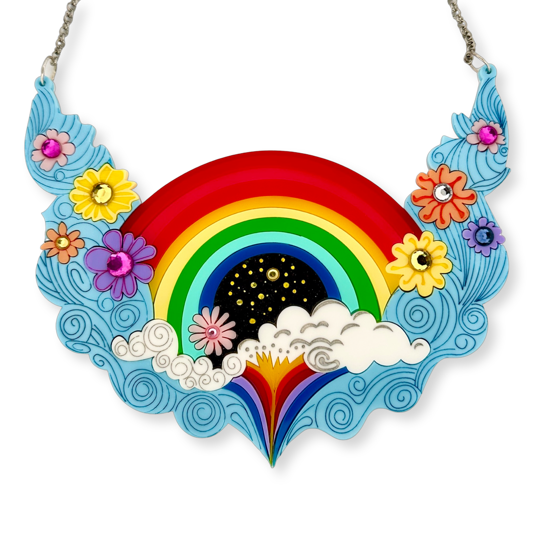 Rainbow waterfall 🌈 - necklace