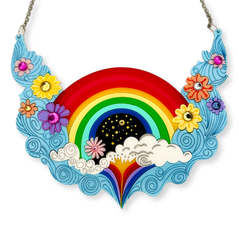 Rainbow waterfall 🌈 - necklace