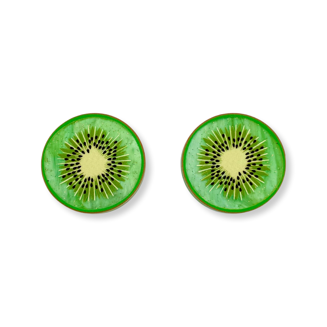 Kiwi fruit 🥝 - stud earrings
