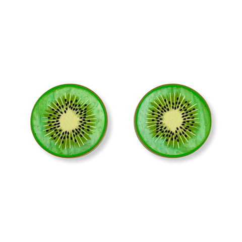 Kiwi fruit 🥝 - stud earrings