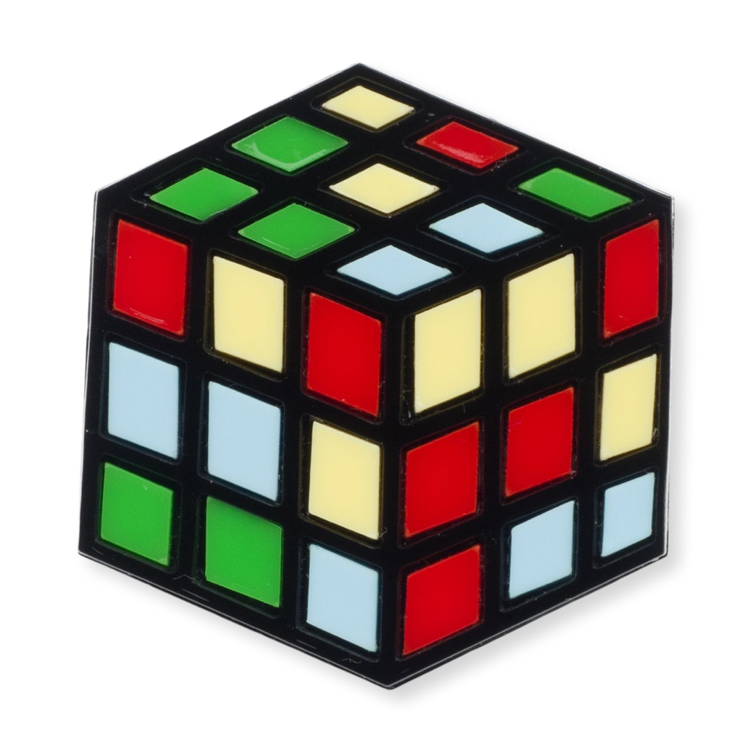 Cube - Brooch