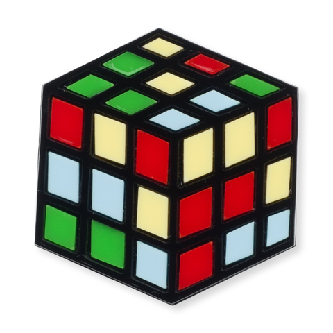 Cube - Brooch