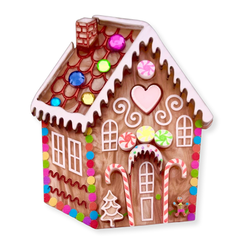 Gingerbread house - Brooch