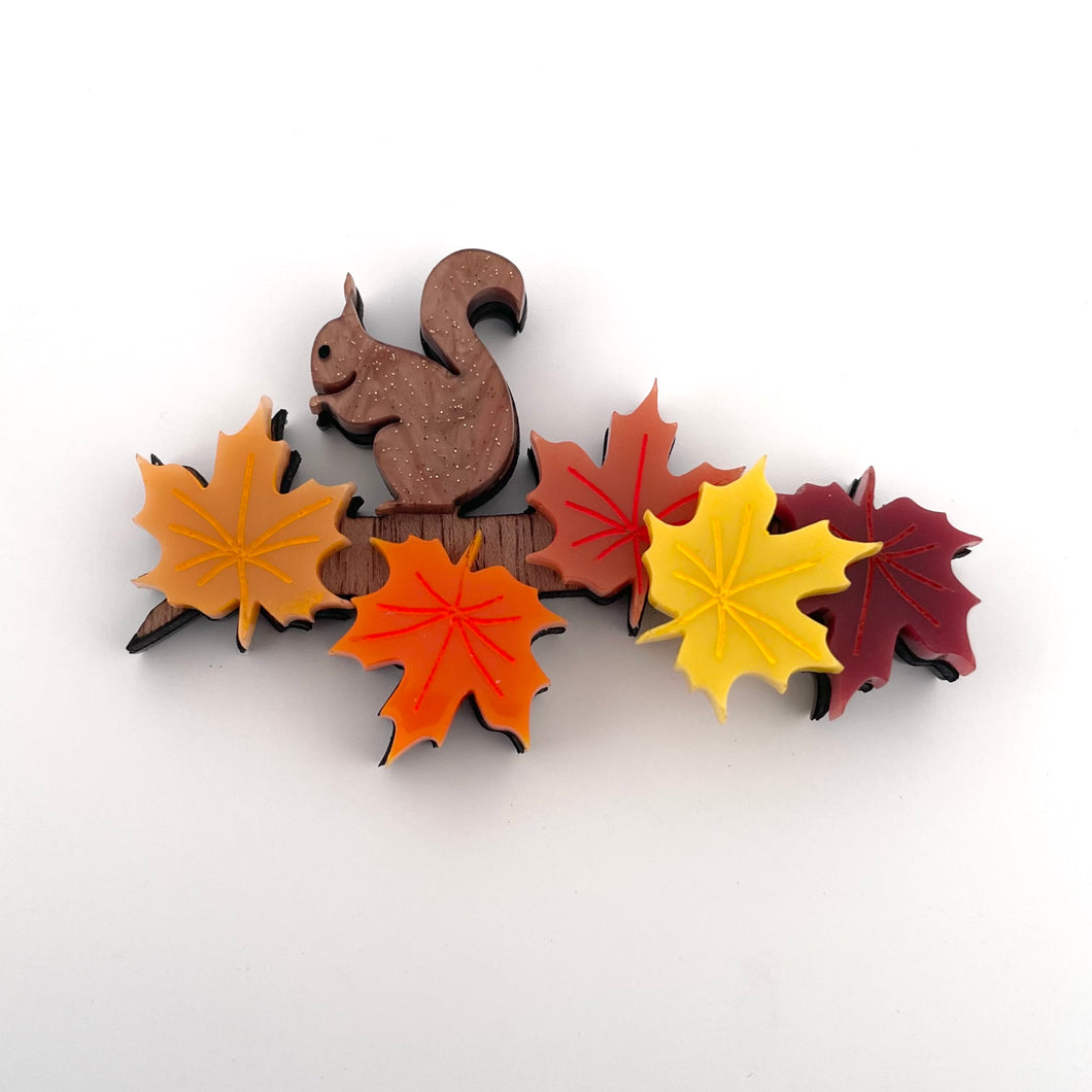 Autumn Sprig - Brooch