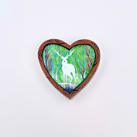 Heart of the forest - Mini Brooch
