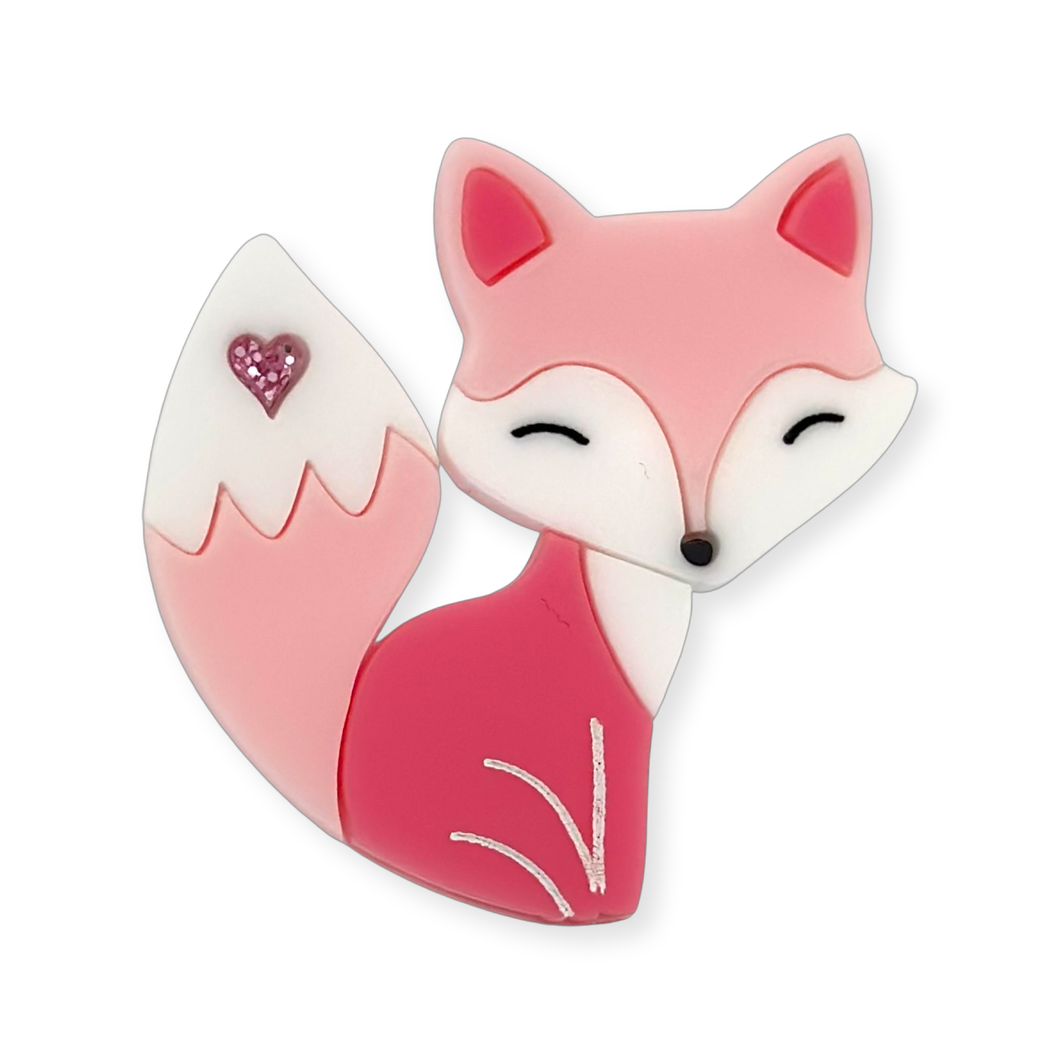 Strawberry 🍓 the Fox 🦊 - Mini brooch