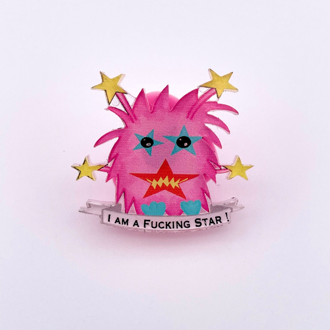 All Star - Acrylic pin