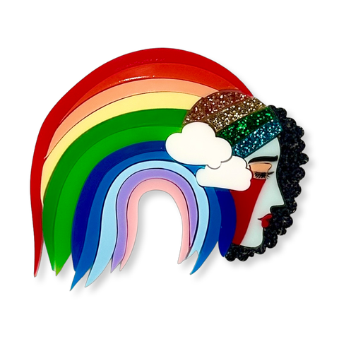Iris Rainbow 🌈 - Brooch