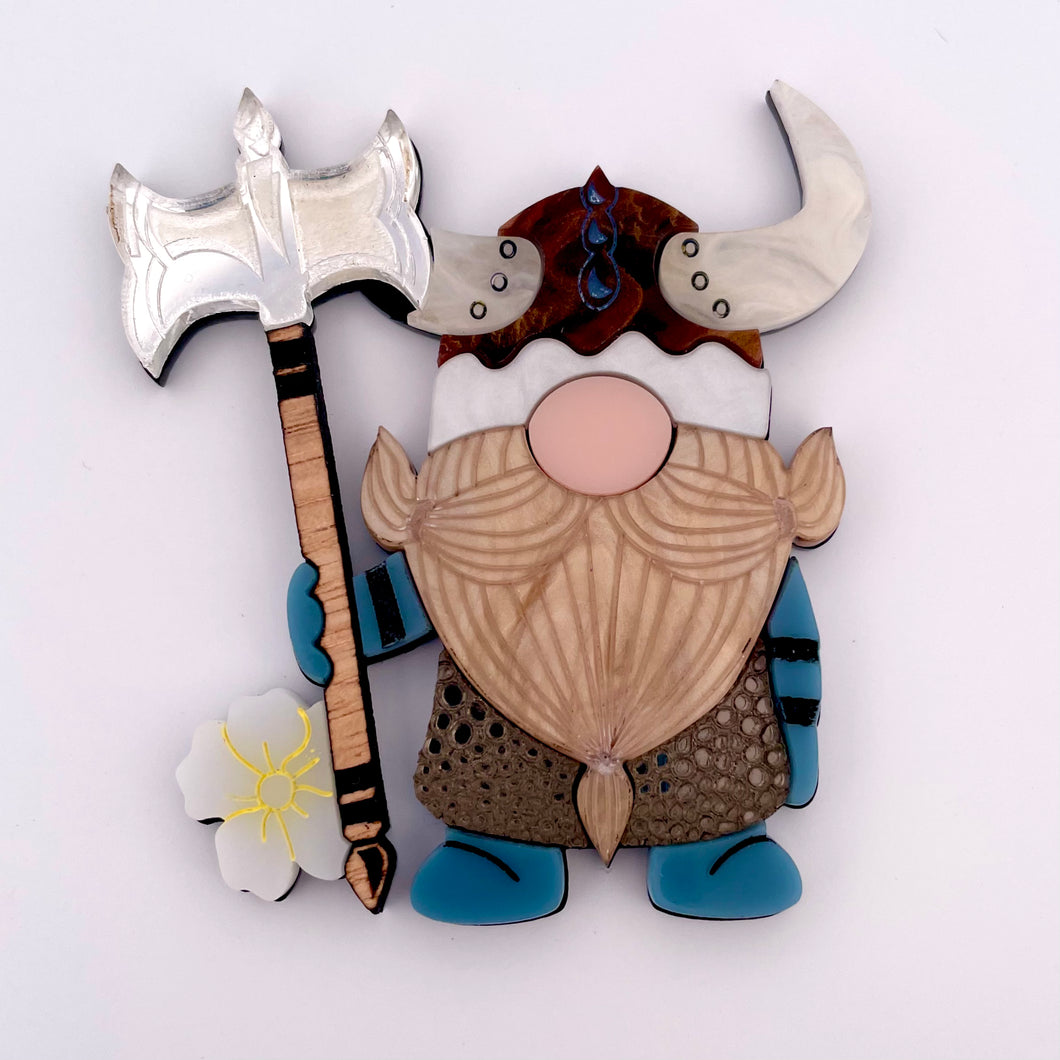 Björn the Viking gnome - Brooch