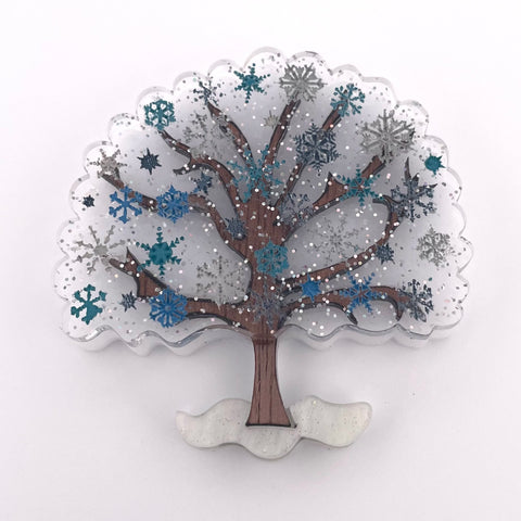 Winter tree - Brooch