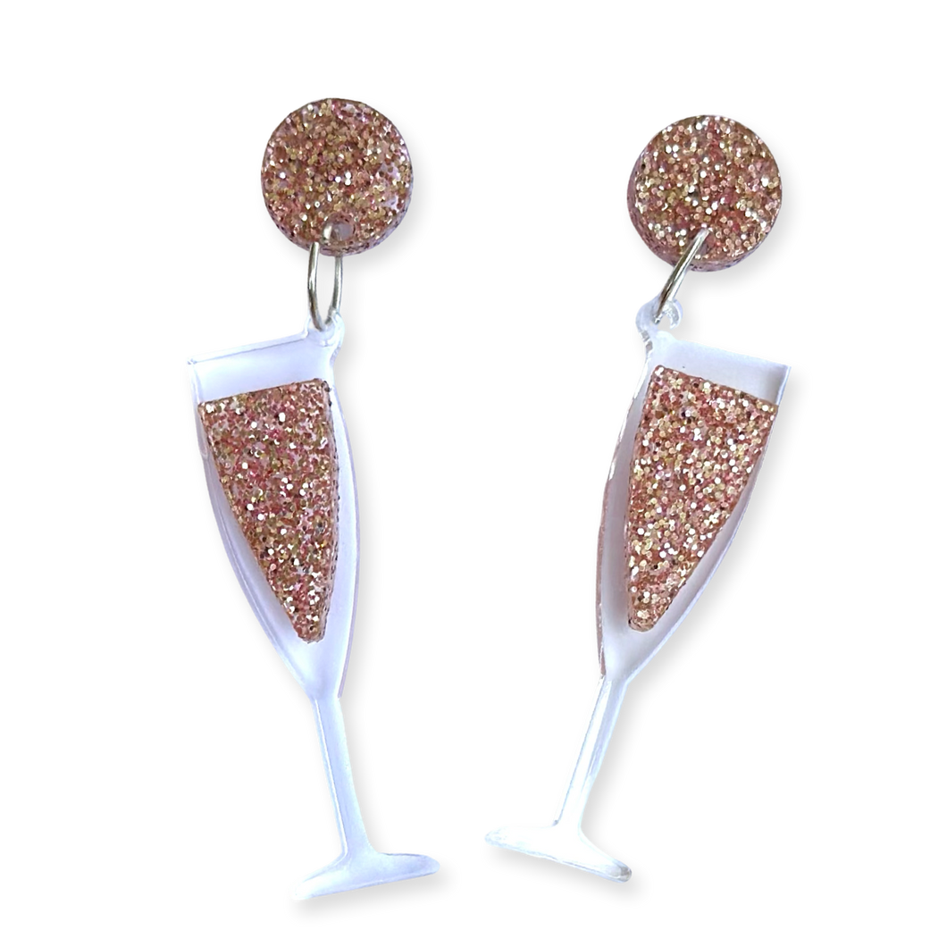 Pink Champagne - Earrings