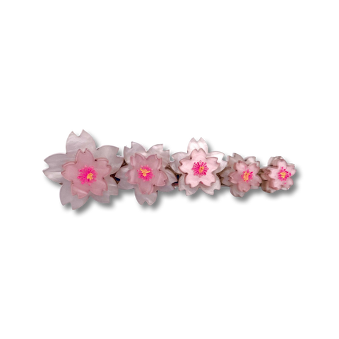 White Cherry Blossom - hair clip