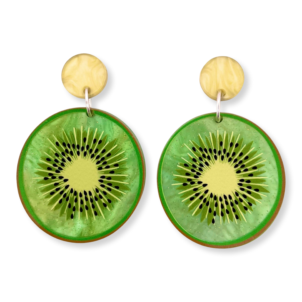 Kiwi 🥝 fruit - Earrings