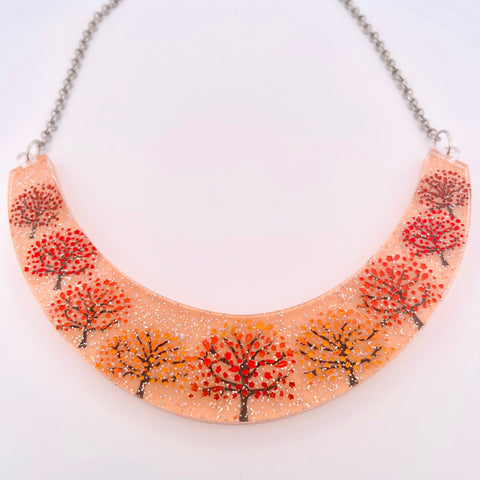 Autumn tree - necklace