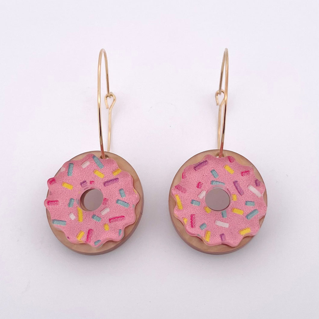 Donut  strawberry - Earrings