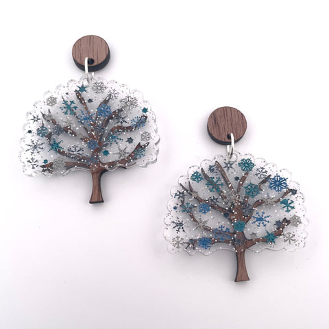 Winter tree - Earrings