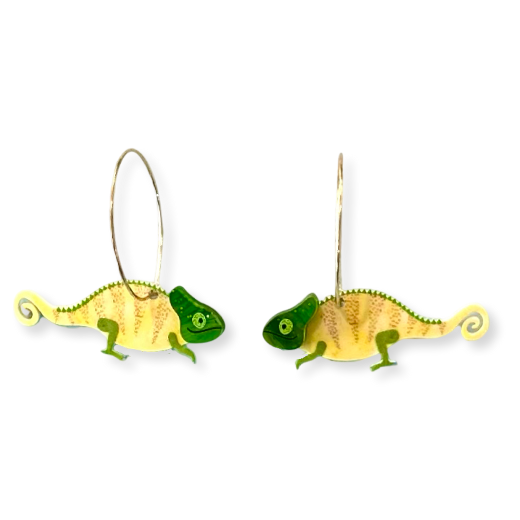 Chameleons of pineapple 🍍 - Earrings