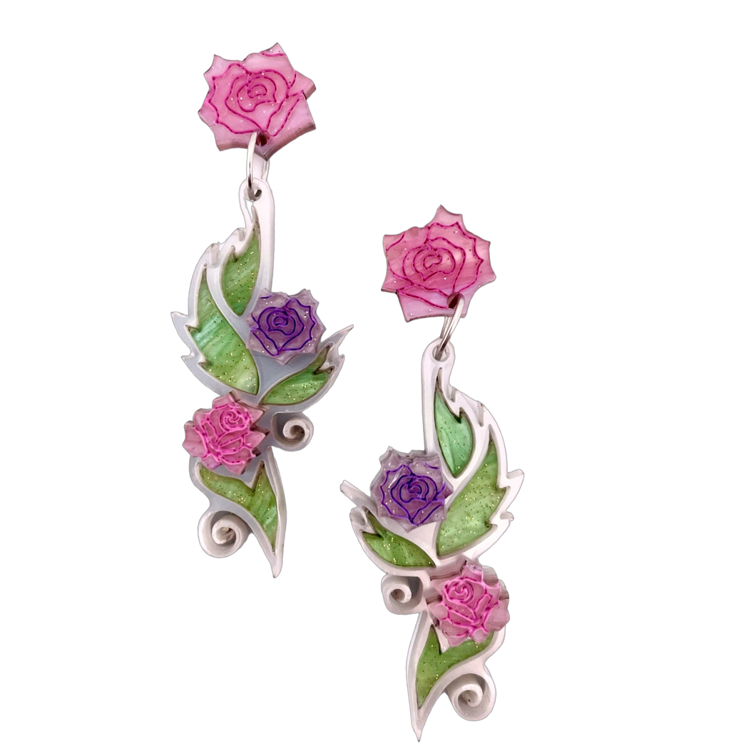 Elven rose 🌹 - Earrings