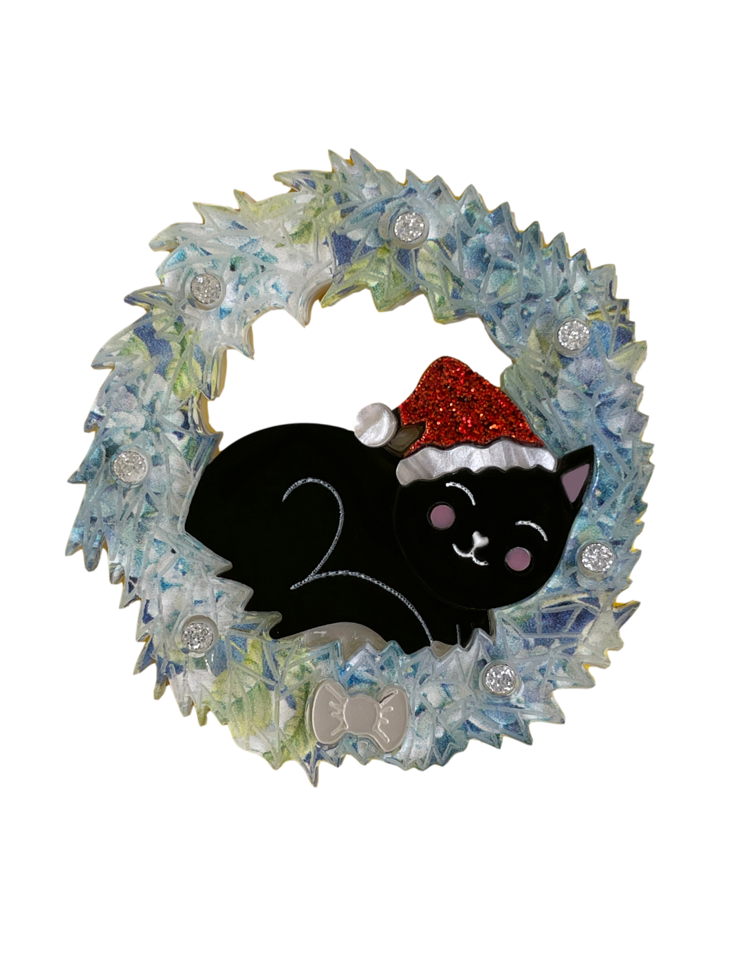 Max the Christmas black kitty