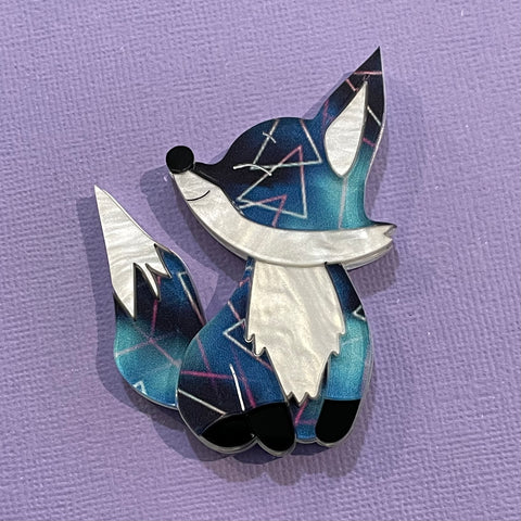 Tron the Space 🦊 Fox - brooch