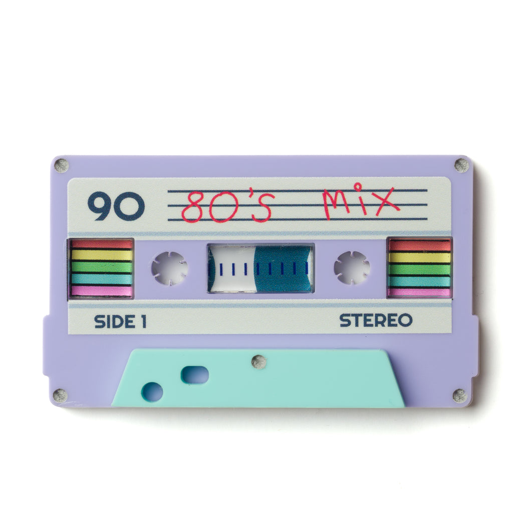 80s Mix Tape - Brooch