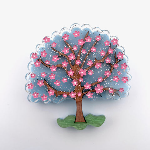 Cherry Blossom tree - Brooch